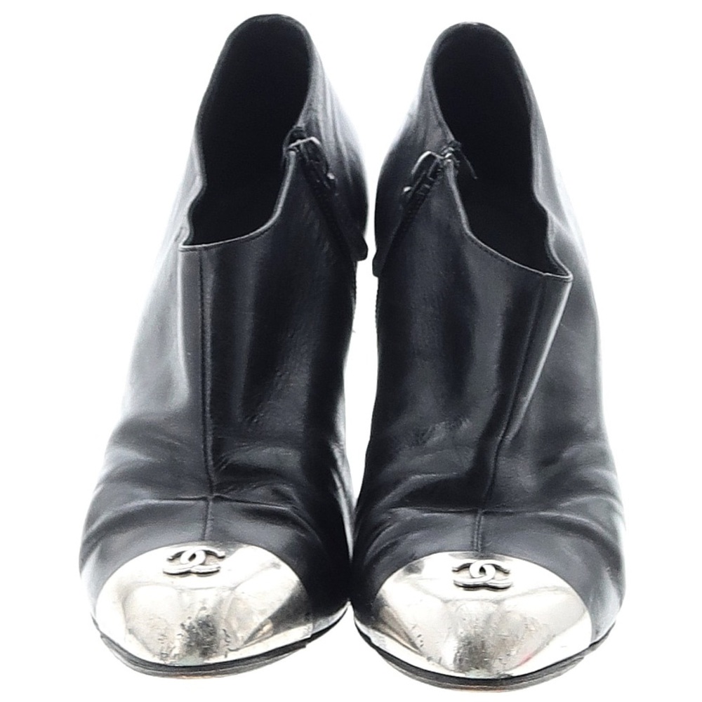 Chanel captoe booties 40.5